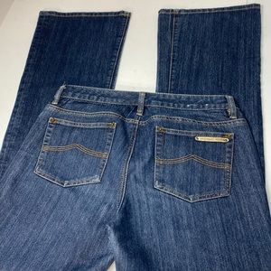 Michael Kors Woman Flare Denim Blue Jeans Size 6